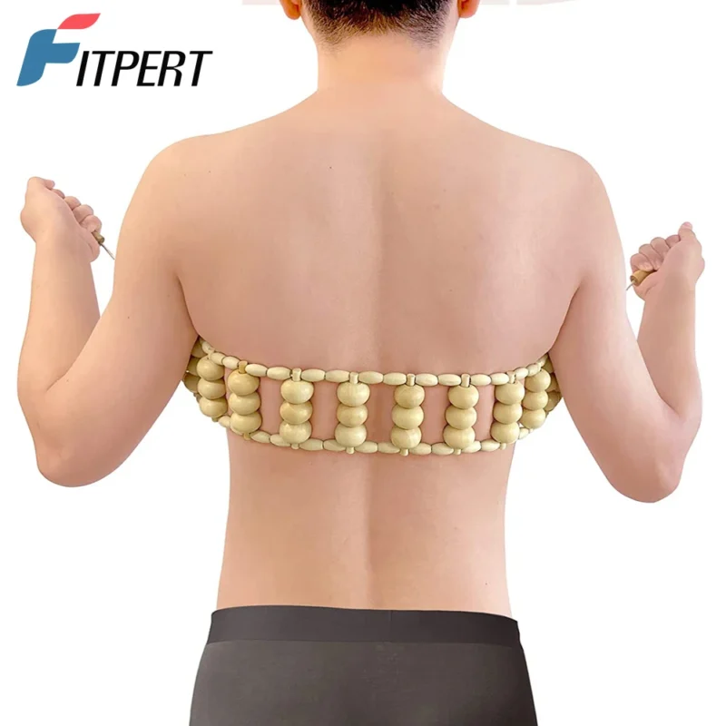 1PC Wooden Massage Roller – Manual Therapy Tool for Cellulite, Back & Leg Pain Relief